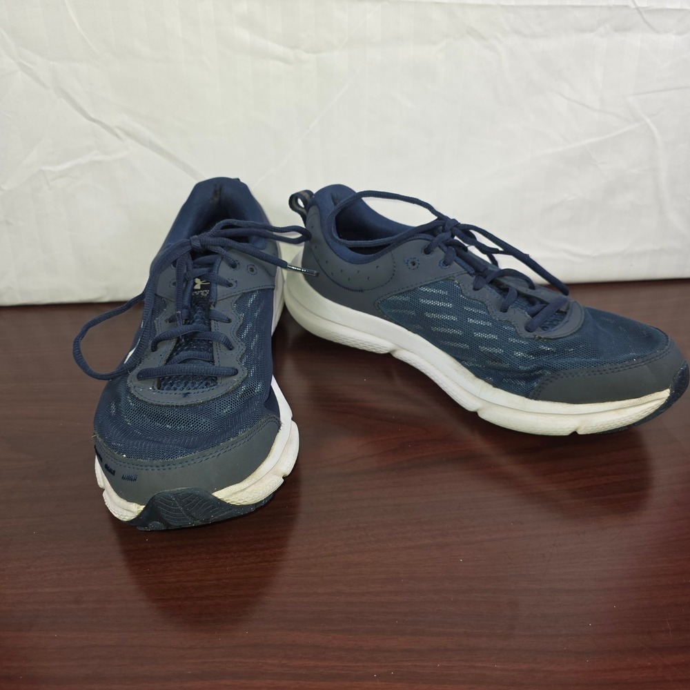 Under Armour AKA Running Shoes Men's Size 10 Navy Blue Athletic Sneakers